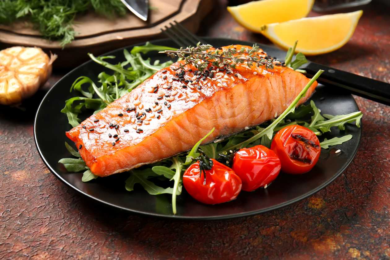 Salmone all'arancia