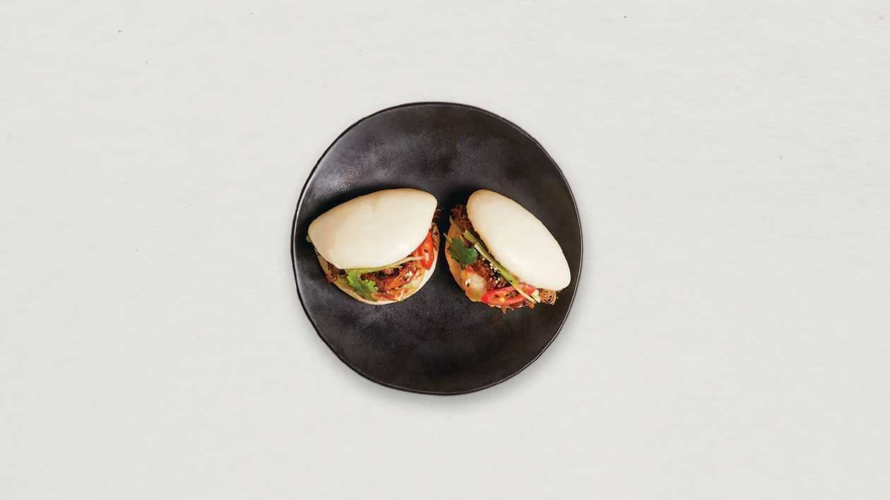 1+1 119. Crispy Duck & Shiitake Bao Bun