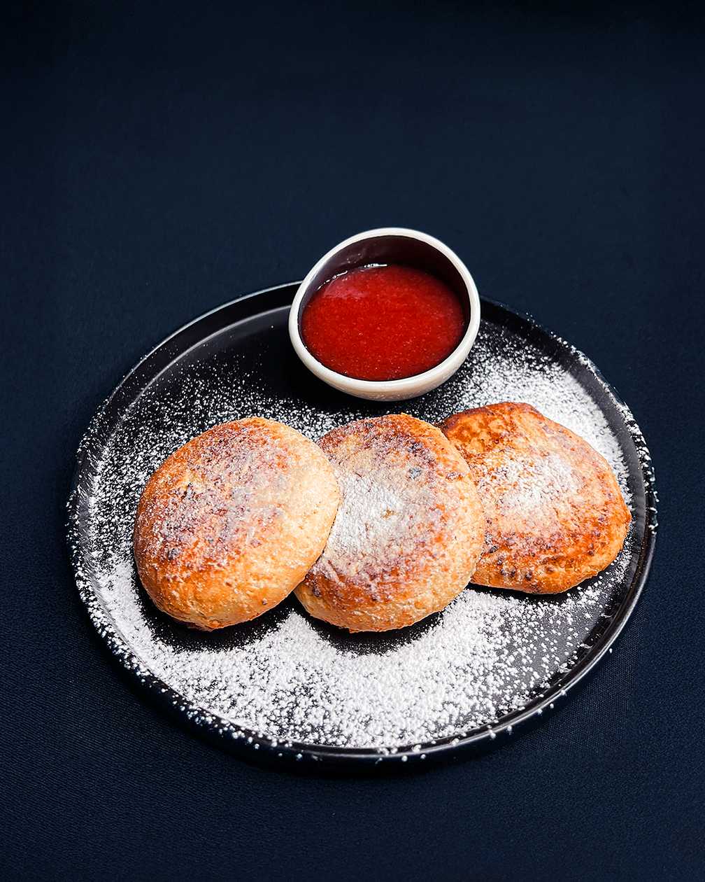 Baked cottage cheese pancakes