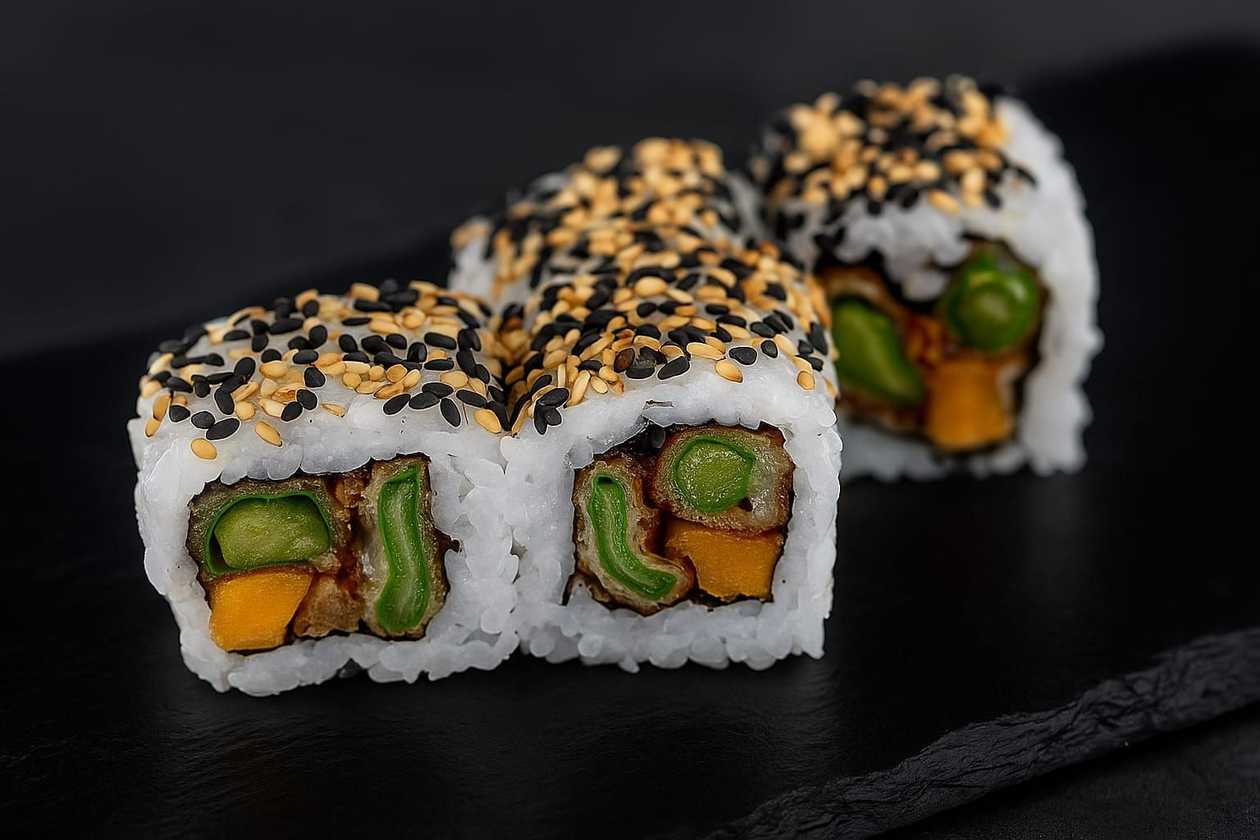 Uramaki Veggie Tempura
