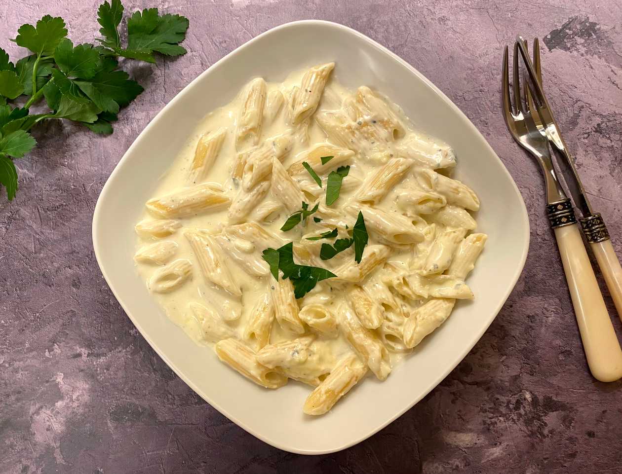 Penne quattro formaggi