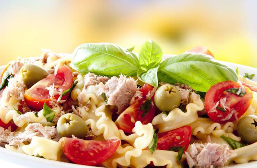 Salada de Atum com Massa Fria