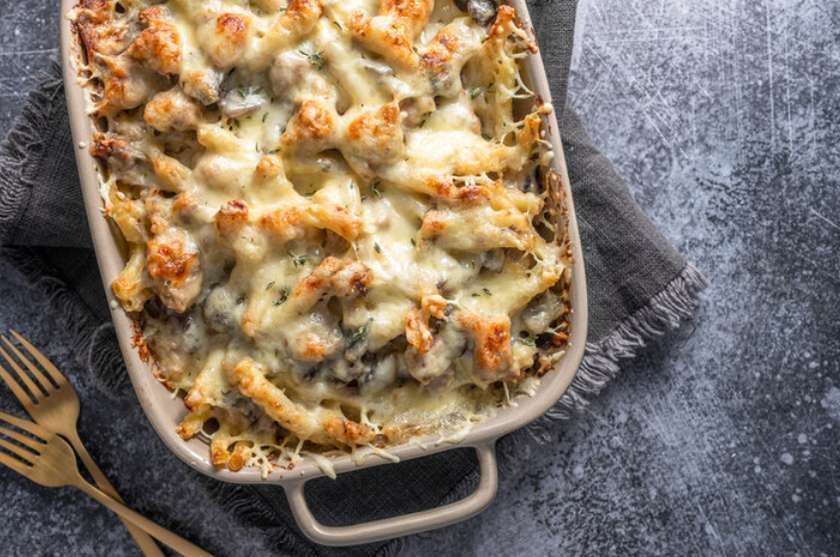 Penne de Frango Gratinado