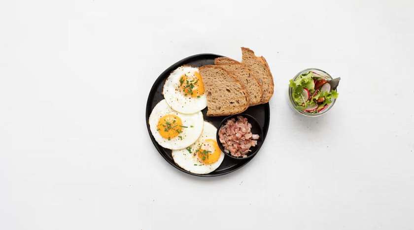 Ham and eggs
