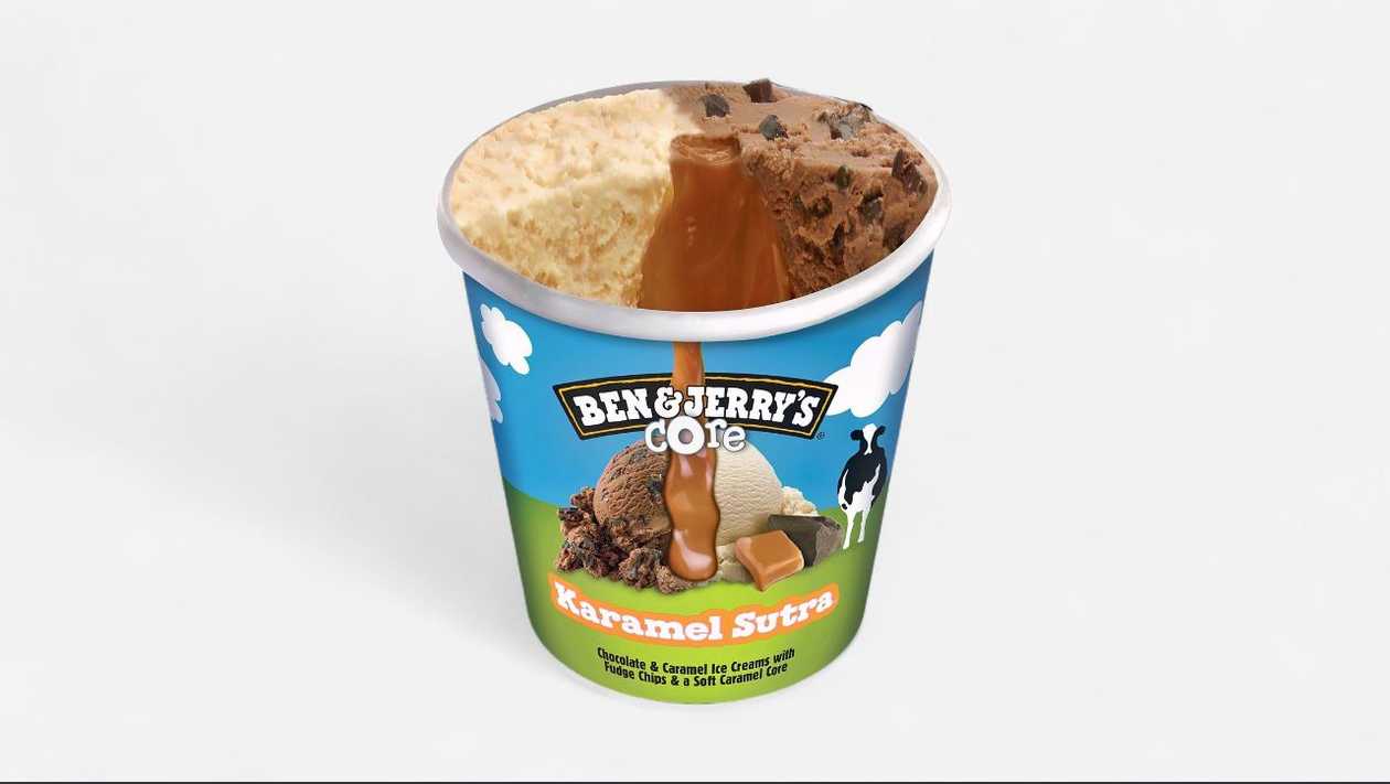 Ben & Jerry’s KARAMEL SUTRA" saldējums, 465 ml