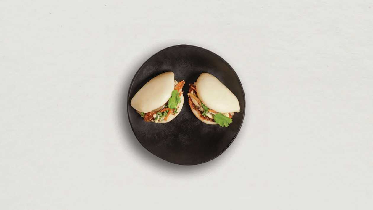 113. Chicken Katsu And Asian Slaw Bao Buns