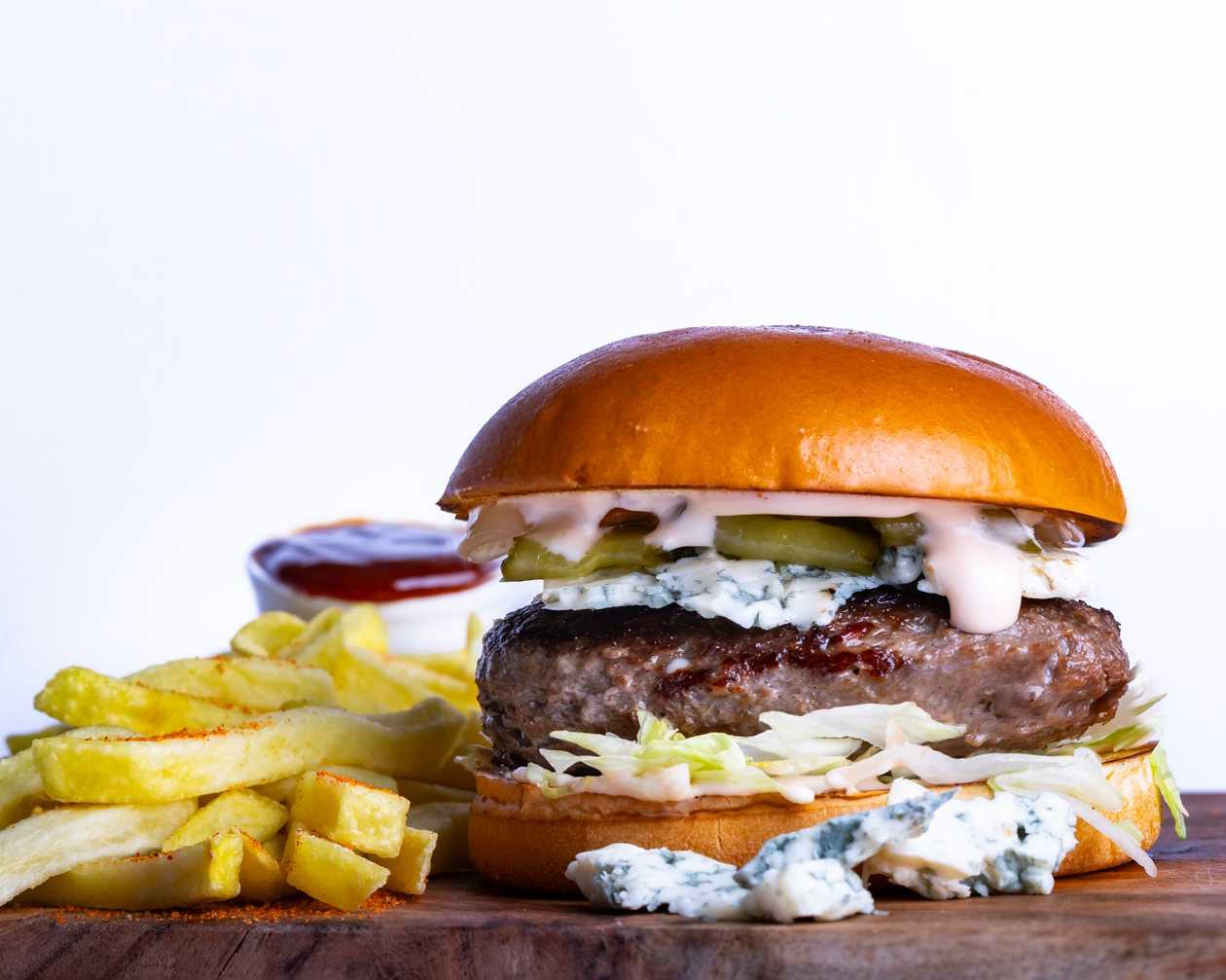 Beef & Gorgonzola  Burger