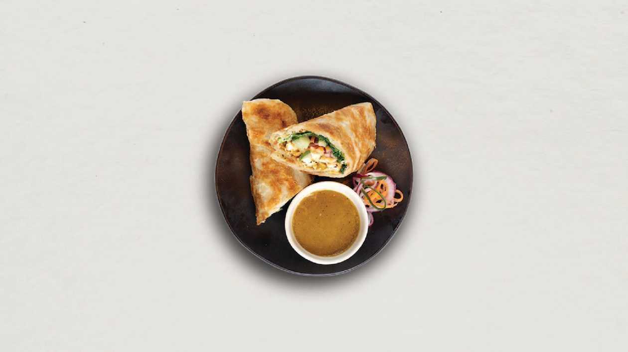 243. Thai Roti Chicken Katsu Wrap