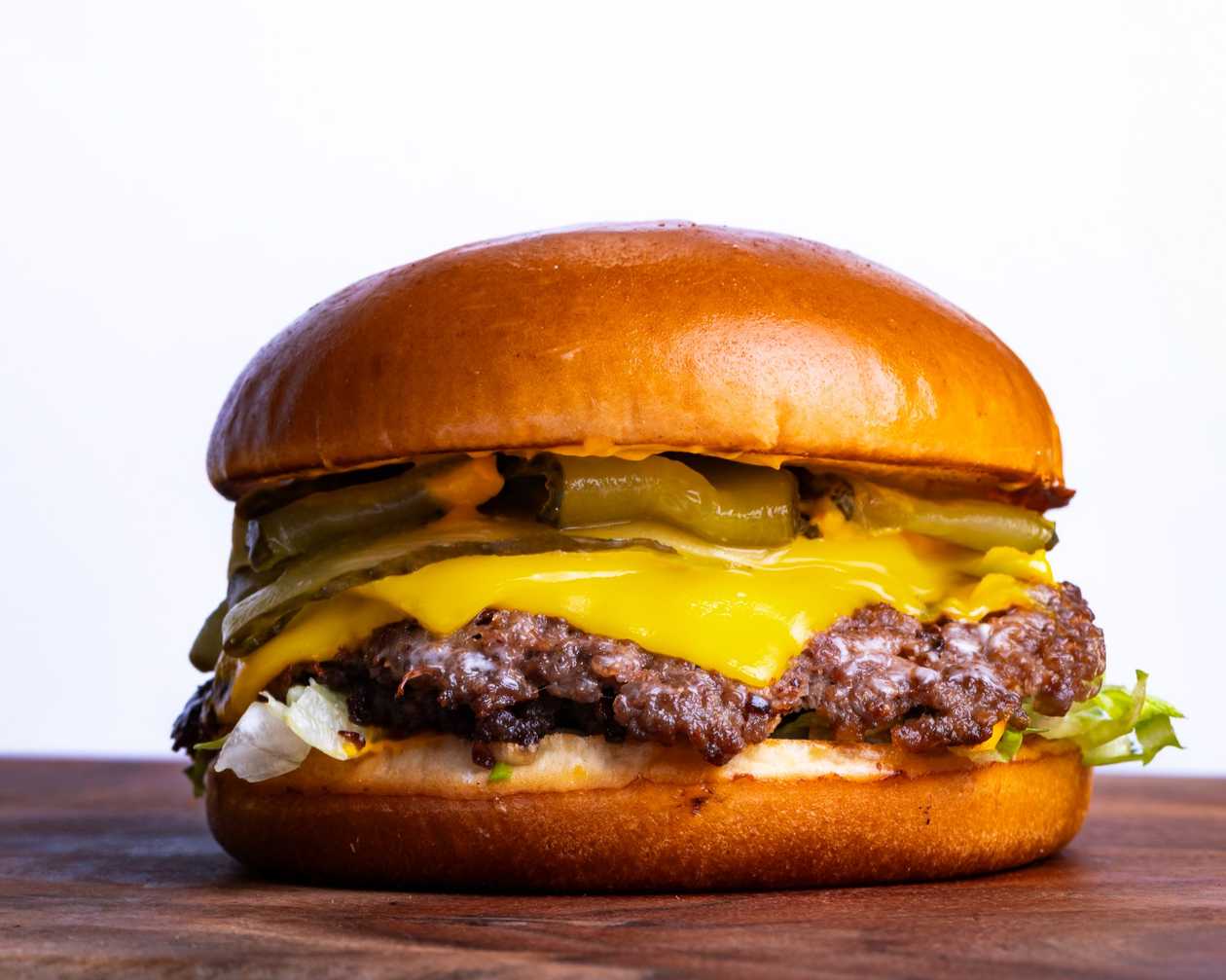 Smashed Beef&Cheddar Burger