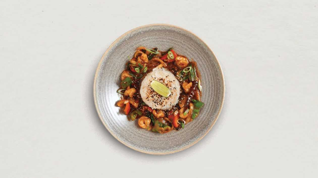 53. Firecracker Prawns