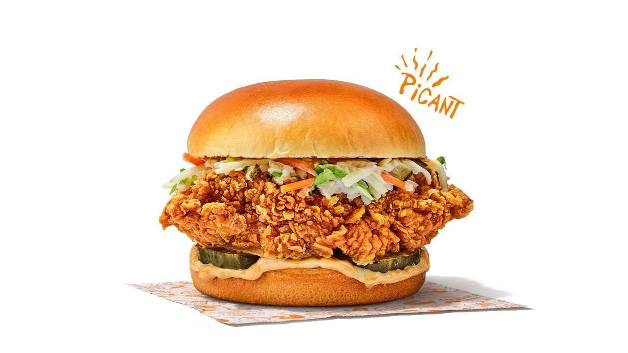 Spicy Coleslaw Chicken Sandwich