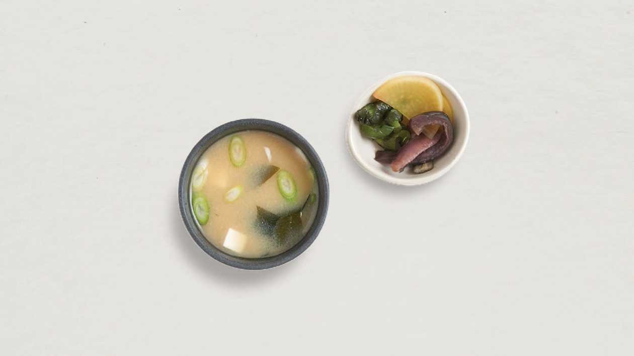 341. Miso Soup + Japanese Pickles🆕