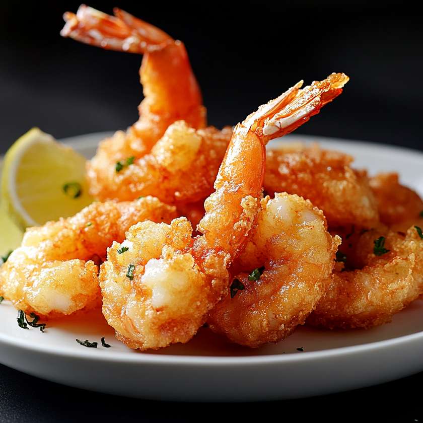 H1. Crispy sweet and sour prawns