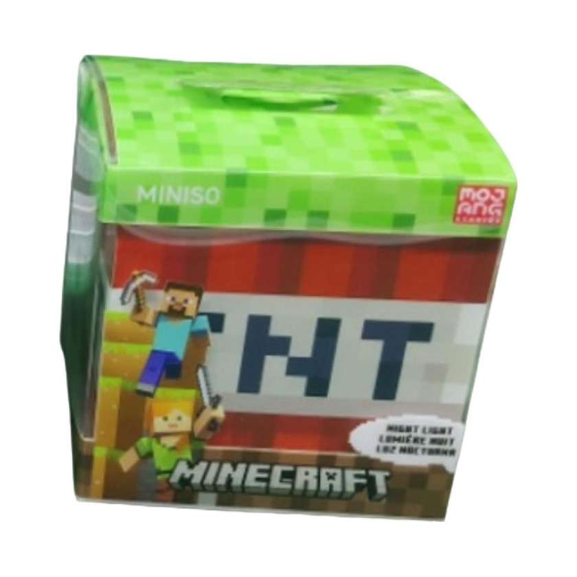 Minecraft Square Night Light (Red)