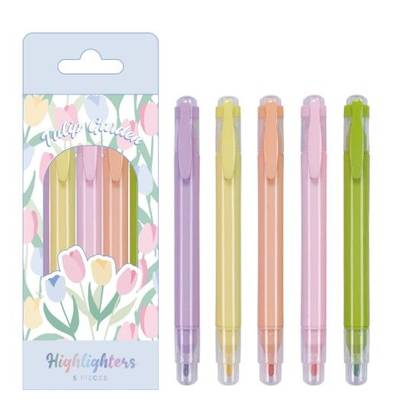 Tulip Garden Collection Highlighter (5 Pack) PDQ