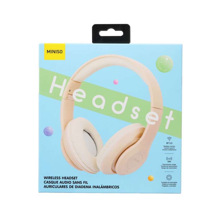Wireless Headset  Model: 23BV07 (Apricot)