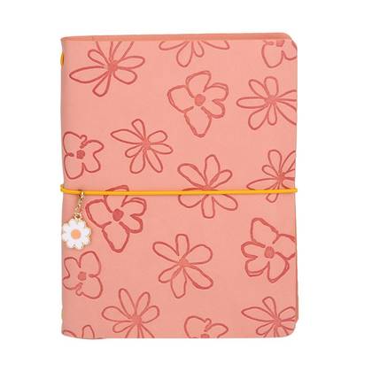 Peach Pink Series B6 PU Cover Hardcover Book (64 Sheets) (PDQ)