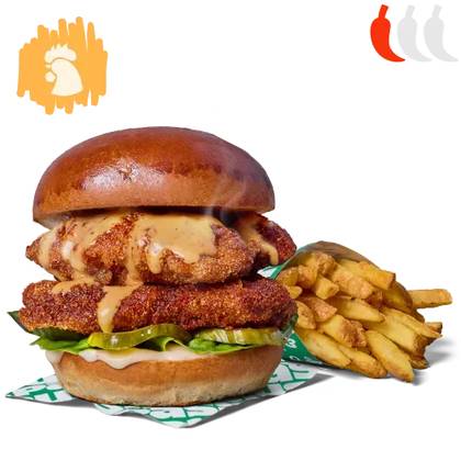 SUNSET CHICKEN DOUBLE SET