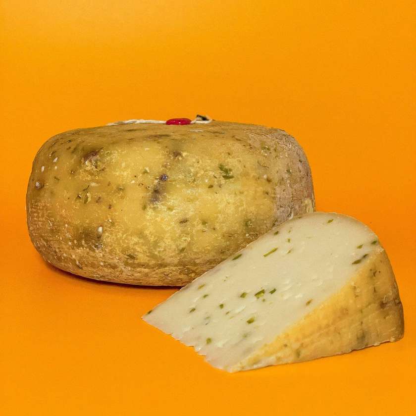 Pecorino Stagionato With Pistachios