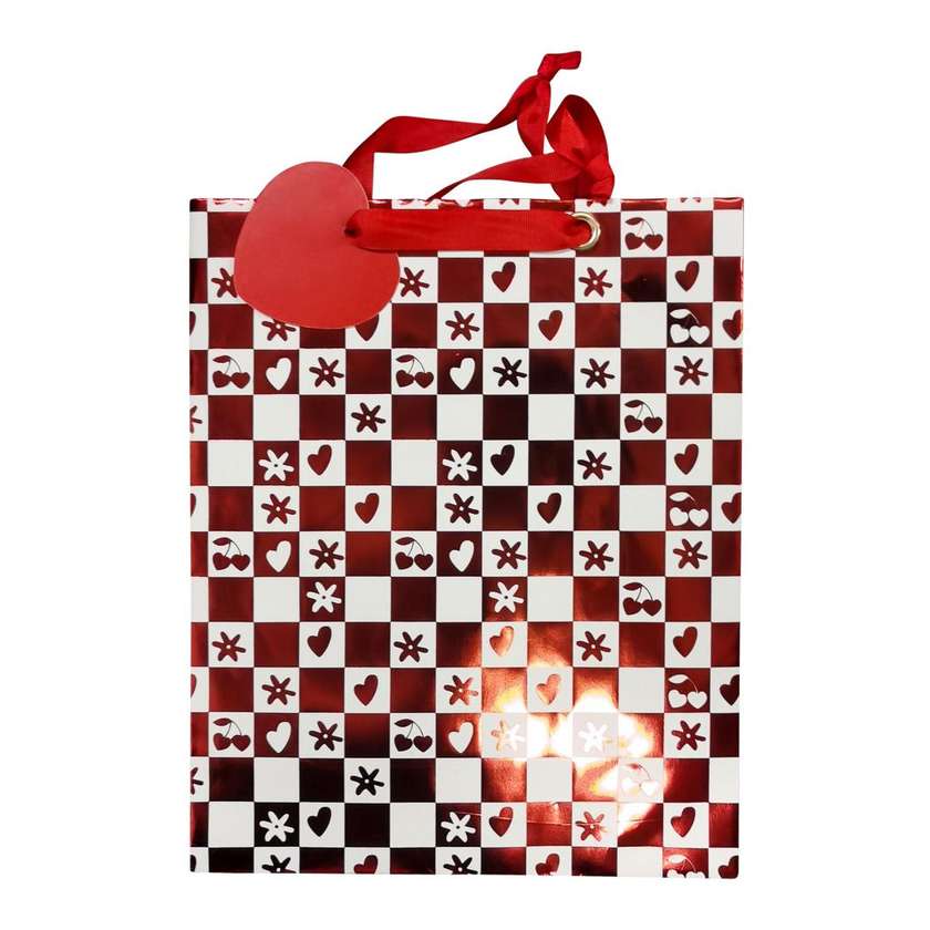 Best Day Ever Series Chess Grid Big Gift Bag