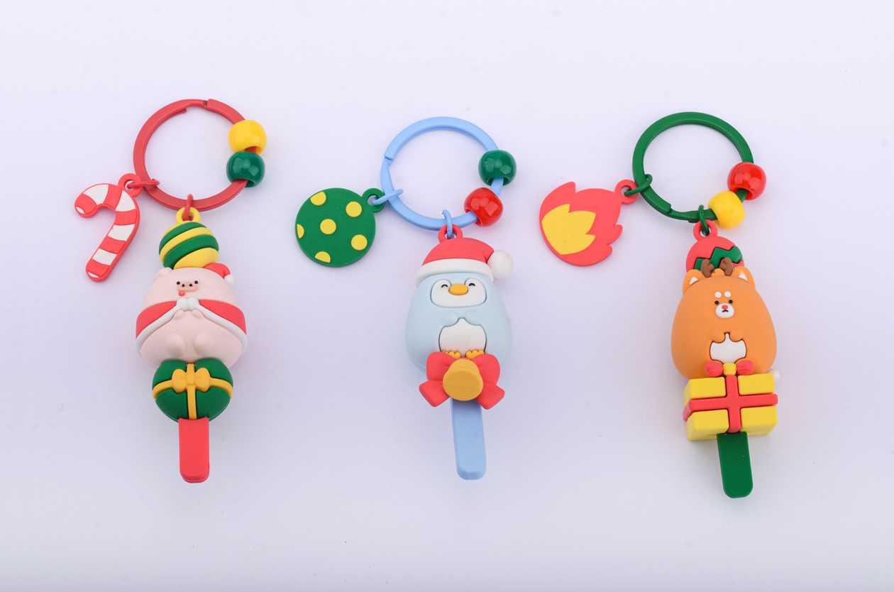 MINI FAMILY Whimsical Christmas Eve Stacking Keychain