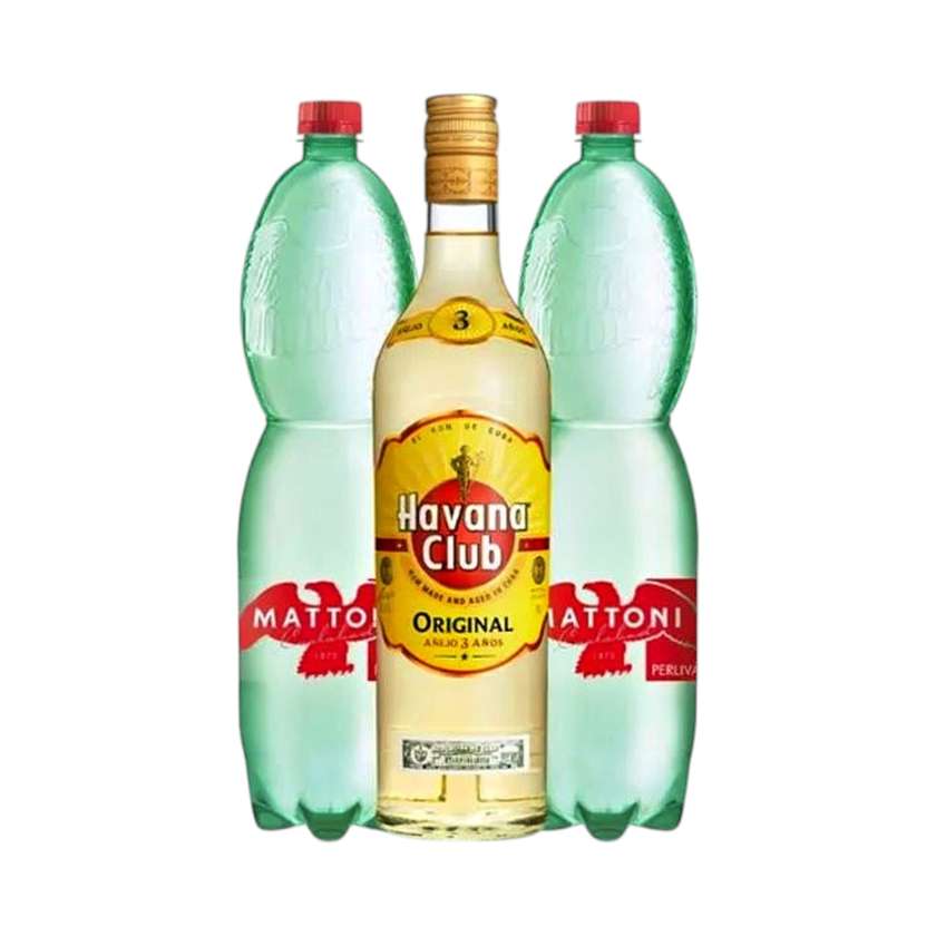 Havana Anejo 0,7l + 2x Mattoni sparkling 1,5l