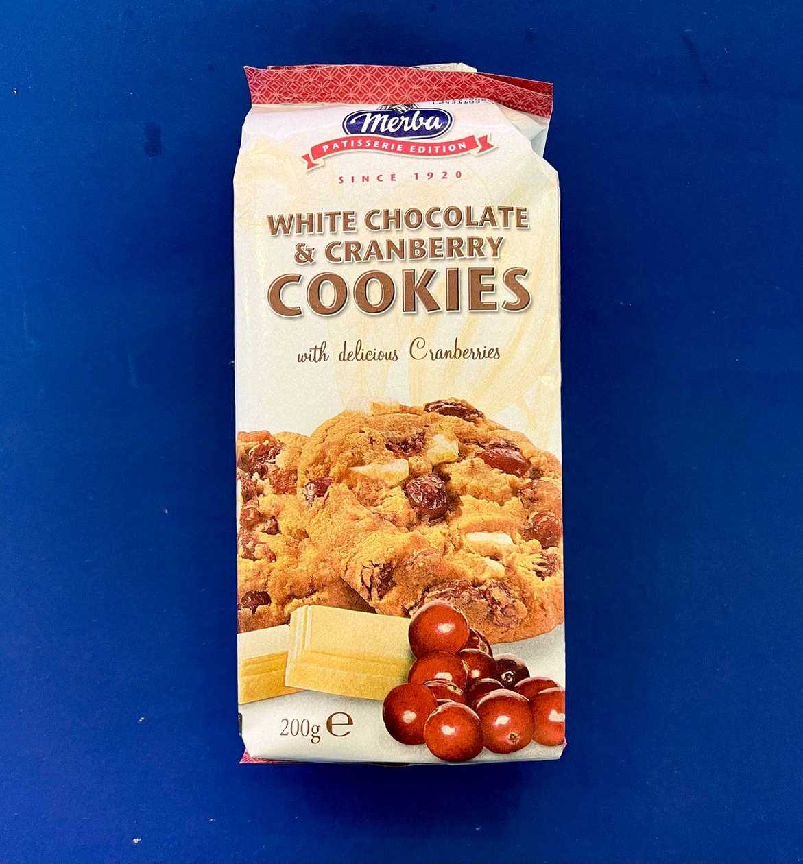 Cookies With White Chocolate And Cranberry