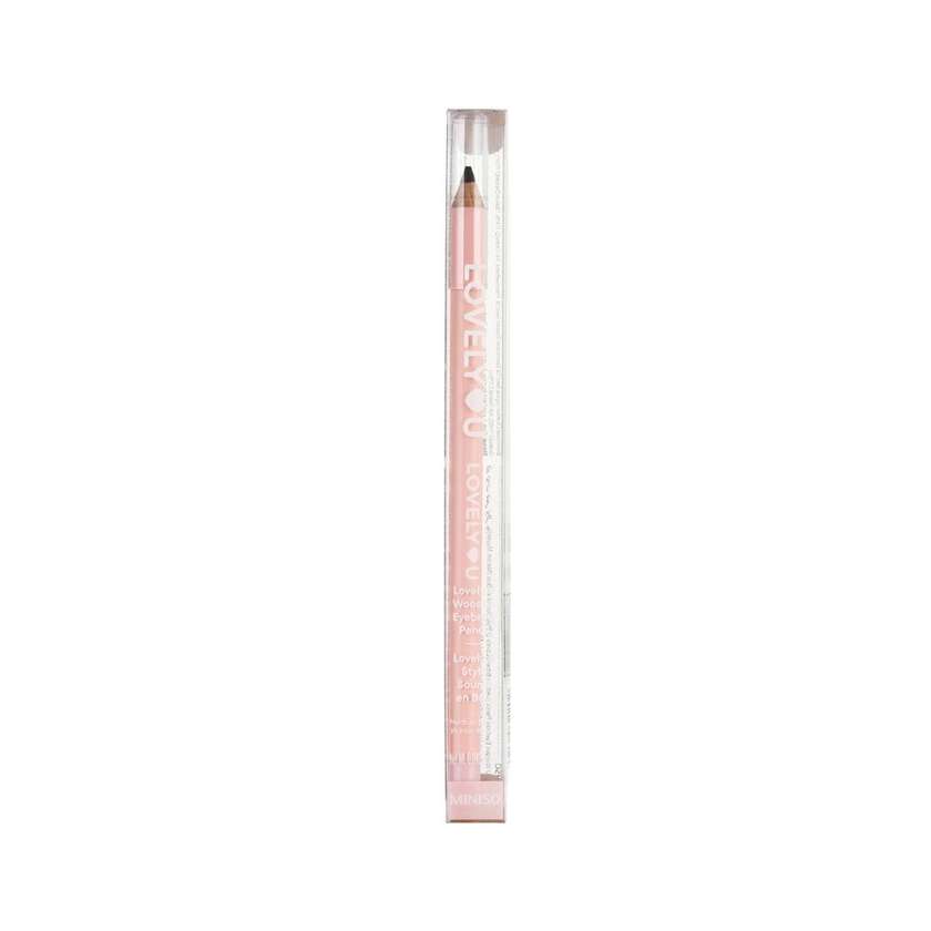 Lovely U Wooden Eyebrow Pencil(Medium Brown)