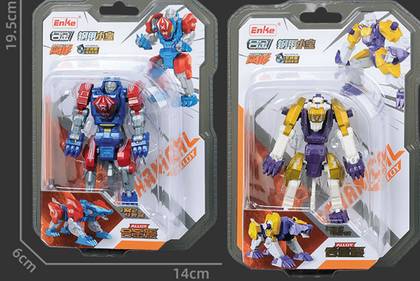 Alloy Transformation Series Steel Armor Beast (2 Assorted Models)(Blue/Purple)