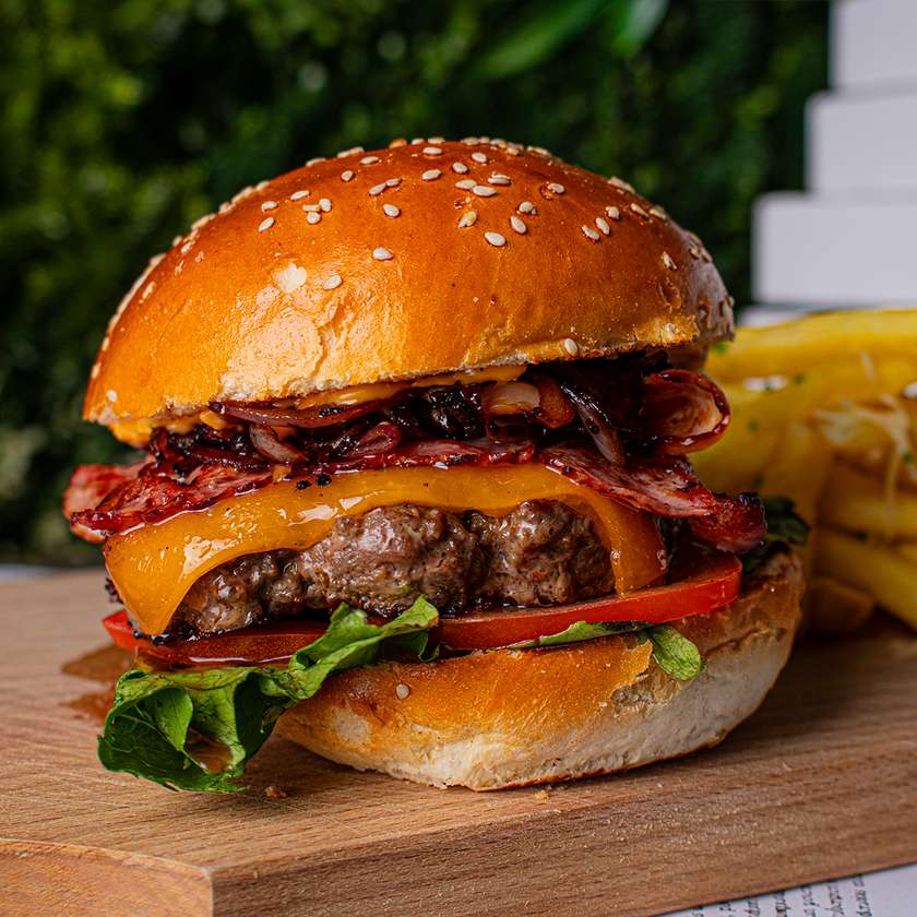 Burger Bacon Menu