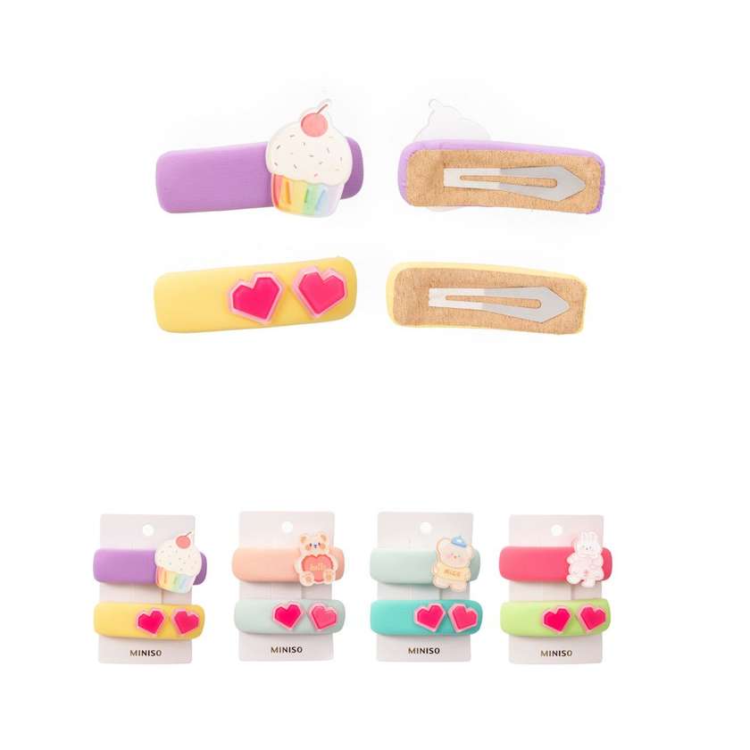 Cartoon Hair Clips (2 pcs)