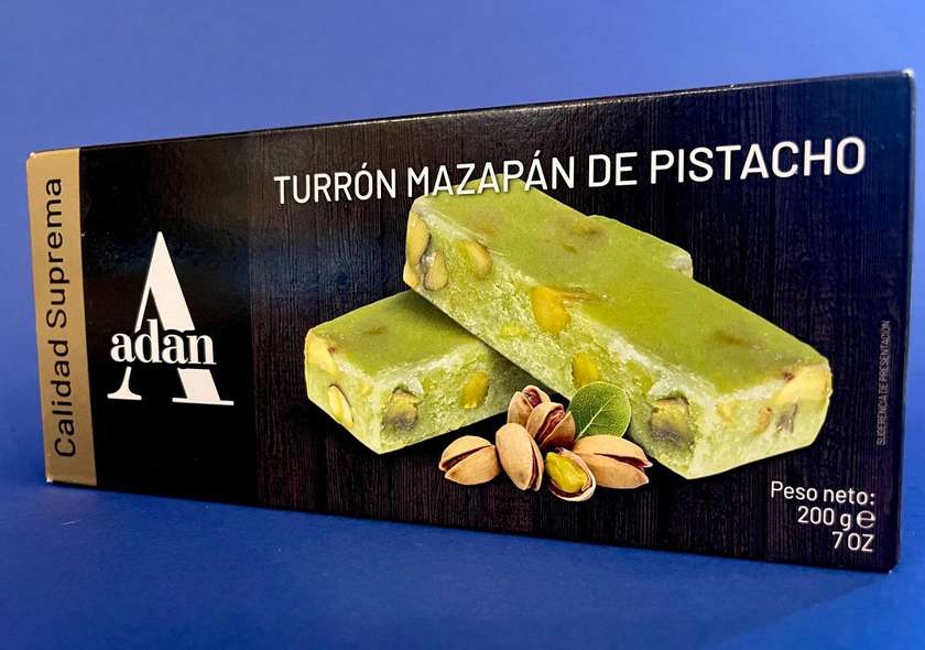 Spanish Marzipan Turron With Pistachios