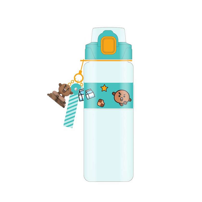BT21 Collection Plastic Bottle with Strap and Sleeve (800mL)(SHOOKY)