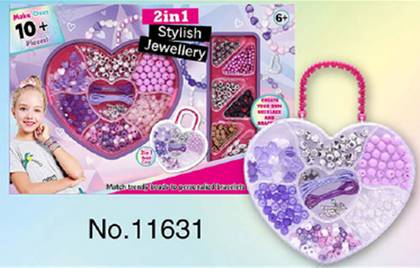 DIY Bracelet Making Kit with Handle(Heart)