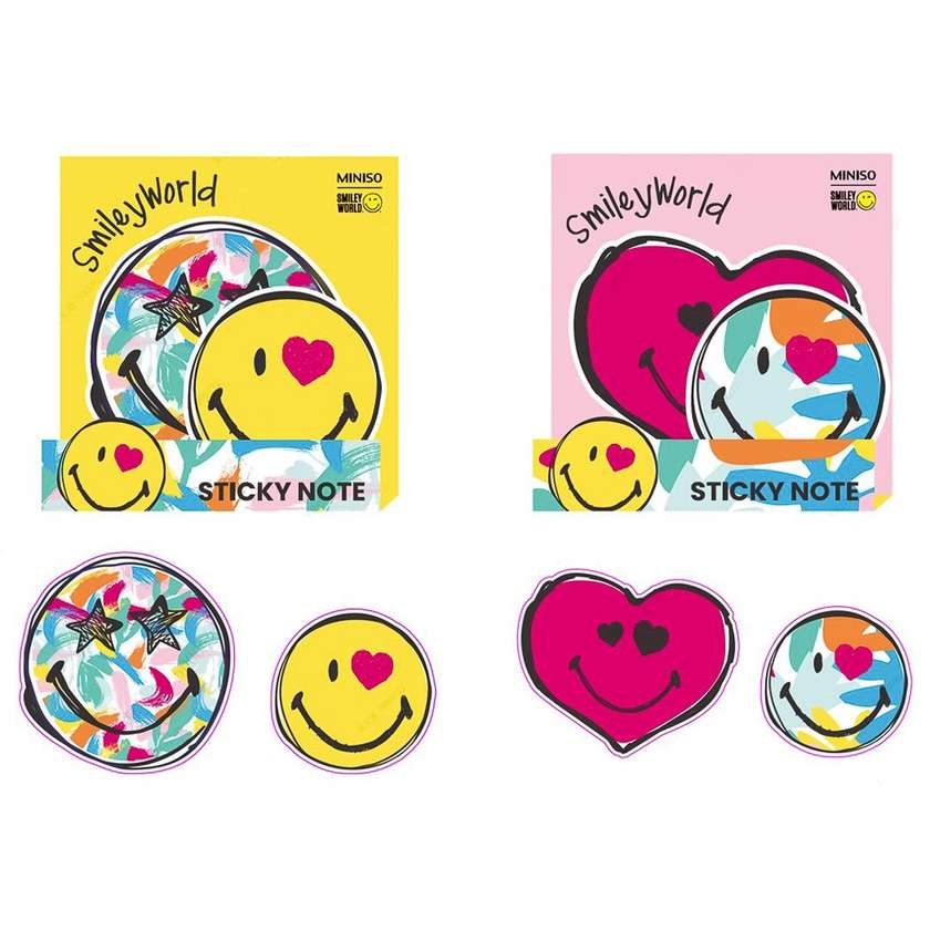 SmileyWorld Collection Sticky Notes (50 Sheets) (2 Assorted Models)
