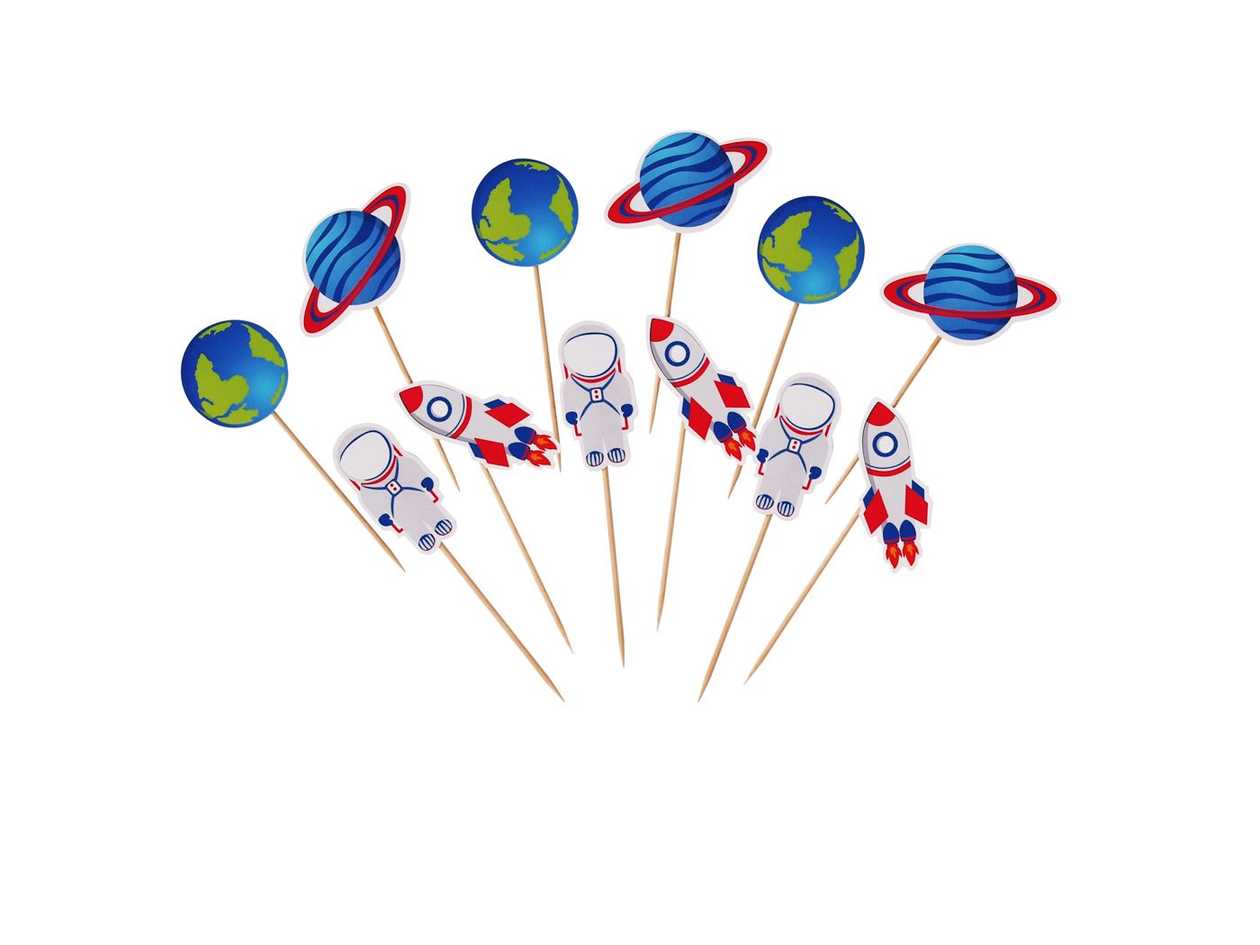 Astronaut Picks - 4 Designs*3