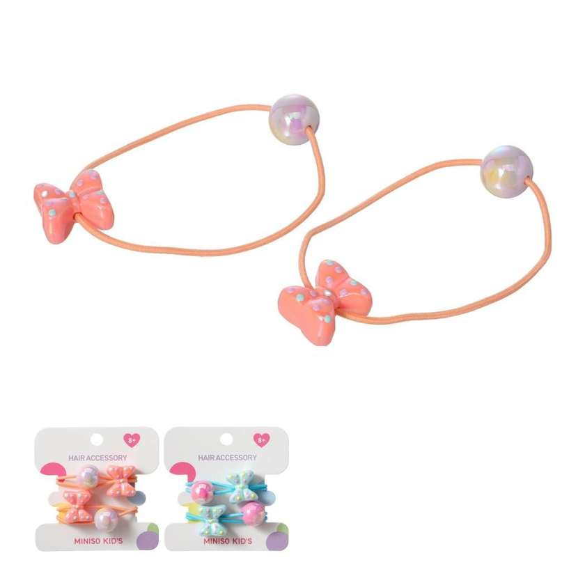 Bowknot Hair Ties (2 pcs)