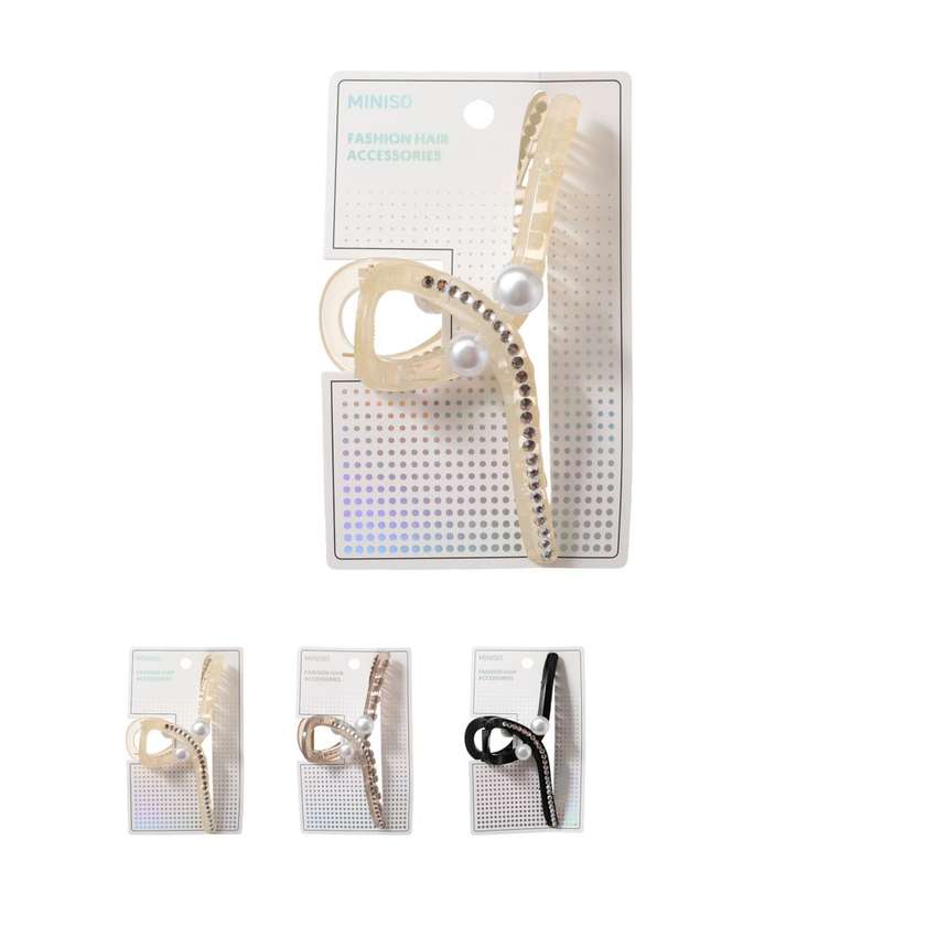 Pearl-Like Hair Claw Clip