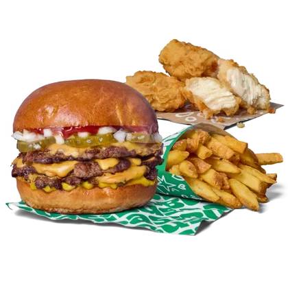 TRIPLE SMASH CHEESE ENLARGED SET