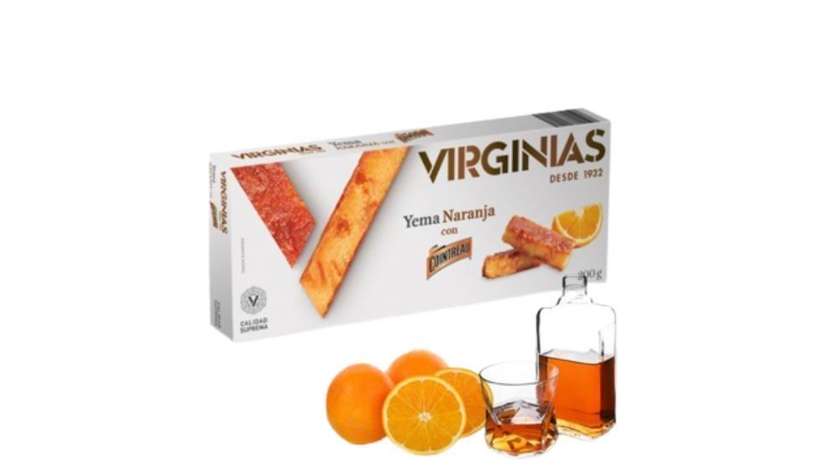 Orange Turron with Egg Liqueur