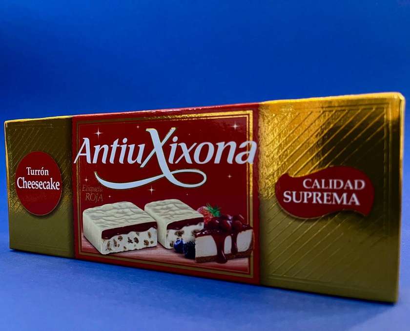 Turron With Cheesecake, Fruits, And White Chocolate