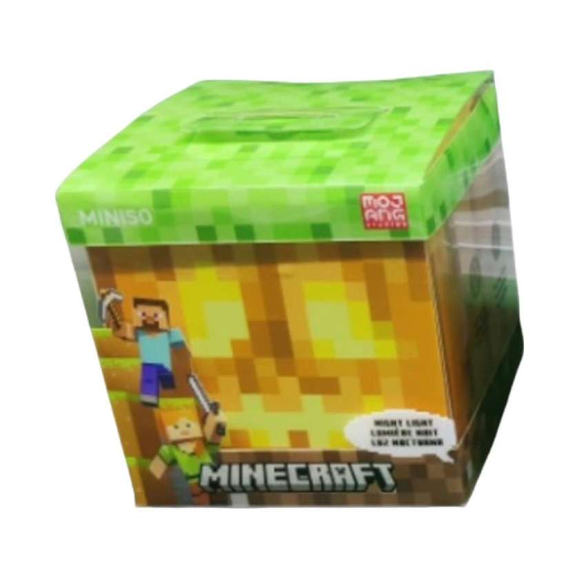 Minecraft Square Night Light (Yellow)