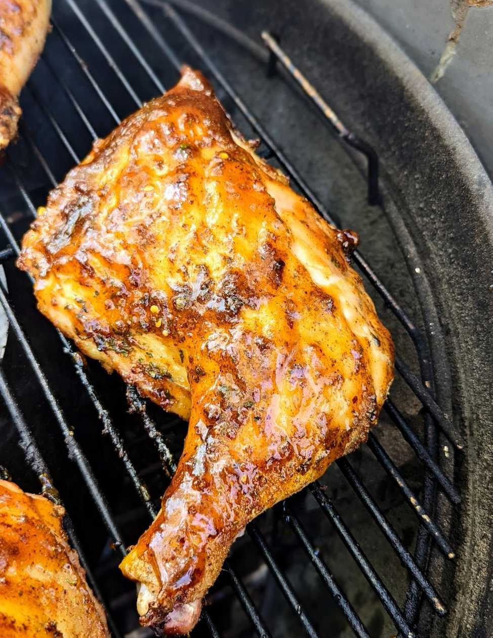 Portion of Charcoal Grilled Chicken Only (Quarter)