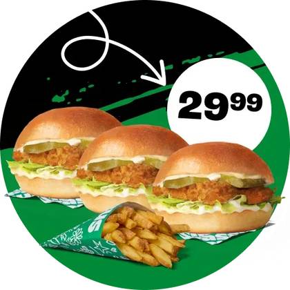 3x CZIKS + FRIES