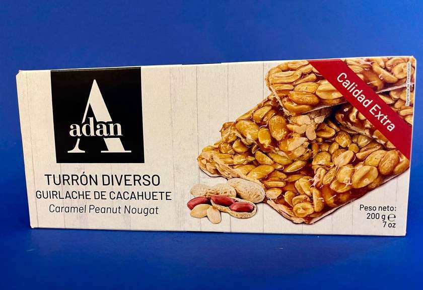 Nut Turron With Caramel Flavor