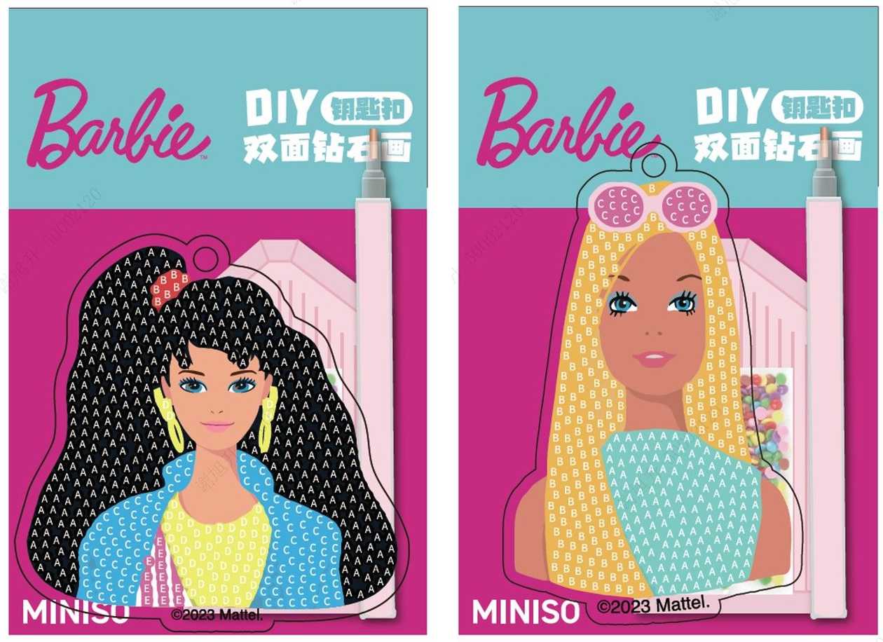Barbie Shining Collection DIY Diamond Painting Pendant (B) (2 Assorted Models)