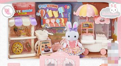 Role Play Series Bunny Dessert Car Big Set