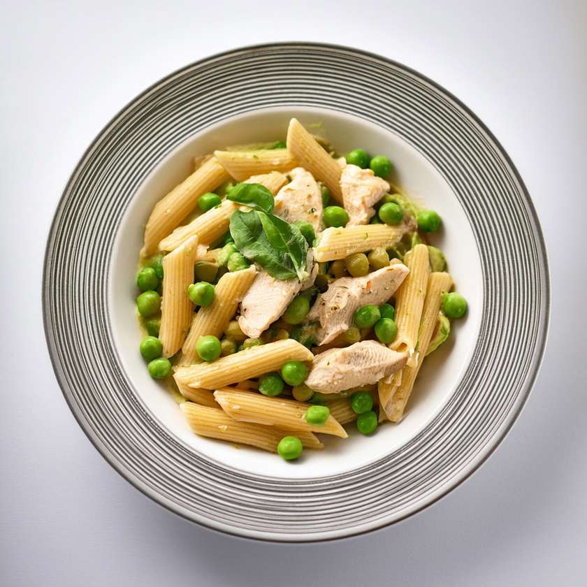 Pasta with Chicken Meat