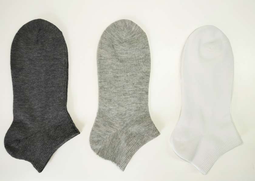 Mens Cotton Ankle Socks (3 Pairs)(Basic Style)