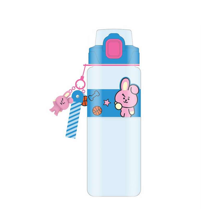 BT21 Collection Plastic Bottle with Strap and Sleeve (800mL)(COOKY)